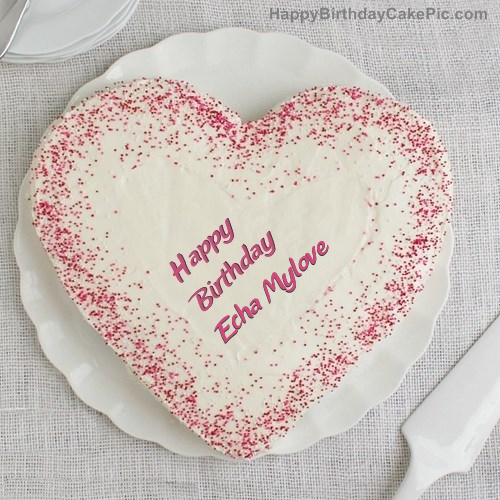 write name on Sprinkle Birthday Cake